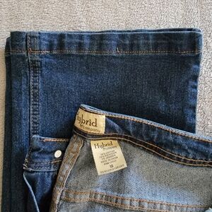 Hybrid & Company Women's Straight Leg Jeans - Dark Blue